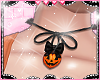 pumpkin choker ♥
