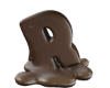 Chocolate Letter R