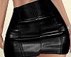 E* Blck Leather Skirt RL