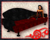 *Jo* Black Red 20s Sofa