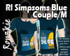 Simpsons Blue Couple/M