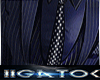 Stripe blue suit