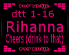 Rihanna cheers