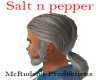 Salt n Pepper Pony Tail