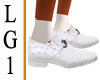 LG1 White Formal Shoes