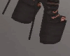 Black Ripped Heels