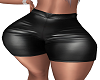 Black Leather Shorts-RLL