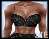 Vday Shine Dress Black