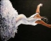 White Flamenco Dancer