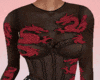 Skirt+top Red Dragon