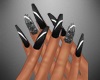 Evi Royal Black Nails