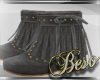 B.Fringed Booties G