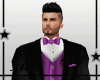 Tuxedo Purple Wedding