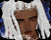 Animated white dreads