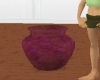 Purple glass vase A