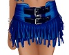 Cowgirl Fringe Skirt Blu