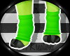 [m]Paw Socks - Green
