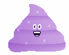Purple Poop Pillow