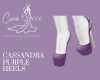 Cassandra Purple Heels
