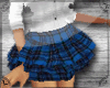 Blue | Plaid Mini Skirt