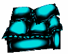 TEAL CUDDLE COUCH