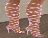 Pink Lace Shoes