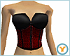Red and Black Corset