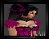 xLx Pink Feather Shoulde