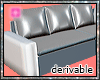 Derivable gray couch