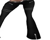 Blk Zipper Flares