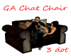 GA Chat Chair Brown