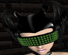 Green Spiked Blindfold F