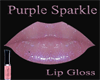Purple Sparkle Lip Gloss