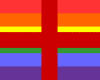 Rainbow England Flag