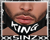 X KING WHITE FACE MASK X