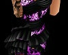 (AA) Purple Ruffle Dress