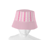 plaid pink hat