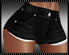 Black Denim Shorts RL
