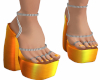 Juliet Orange Heels