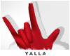 YALLA Santa Gloves RED