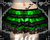 {B} Emo Green Skirt