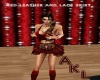 AKL Red leather n lace 