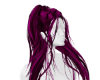 hair half up violet