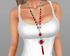 K red long necklace 1