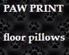 PawPrint Floor Pillows