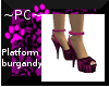 ~PC~Platform heel burgan