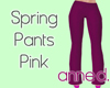 Spring Pants Pink