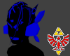Blue Neo Emo Mask