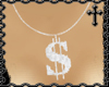 * Silver Money Necklace