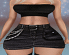 RLL - Black Chain Skirt